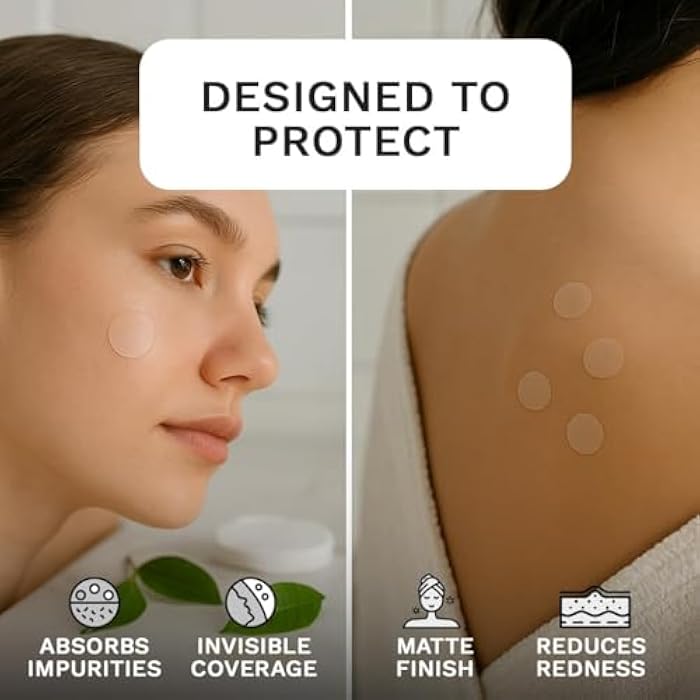 LE GUSHE Korean Pimple Patches for Face (78 Dots) - Hydrocolloid Acne Patches with Tea Tree Oil - Invisible Zit Stickers - Dermatologist Tested - Korean Skin Care - Image 2
