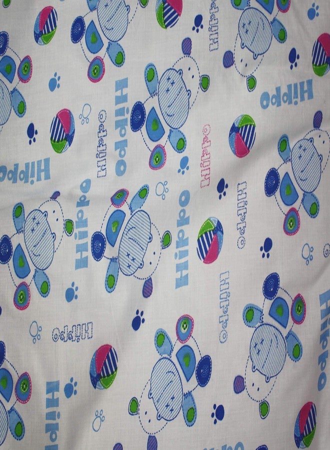 KooKyKooby 4pc Bedding Set Blue 0-3 Months - Image 4