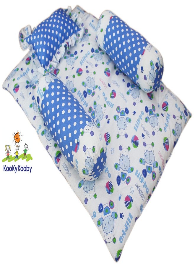 KooKyKooby 4pc Bedding Set Blue 0-3 Months - Image 5