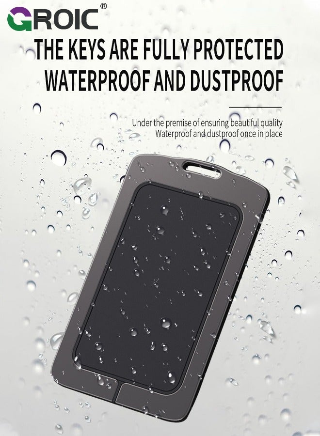 GROIC Fit for BMW Digital Key Card Cover with Keychain, Zinc Alloy and Silicone Car Key Shell Case for BMW 5 Series 535LE New 3 Series X7 IX3 8 Series X5 530LI, BMW Accessories Key Protector Key Holder - Image 5