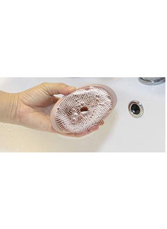 NILKANTH NIL KANTH 2 Pack Bathroom Soap Dishes Silicone Bar Soap Holder for Shower with Drain Easy to Clean Durable Extends Soap Life Soap Saver for Bathroom Counter Shower Pink Blue  - Image 3