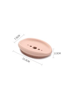 NILKANTH NIL KANTH 2 Pack Bathroom Soap Dishes Silicone Bar Soap Holder for Shower with Drain Easy to Clean Durable Extends Soap Life Soap Saver for Bathroom Counter Shower Pink Blue  - Image 2