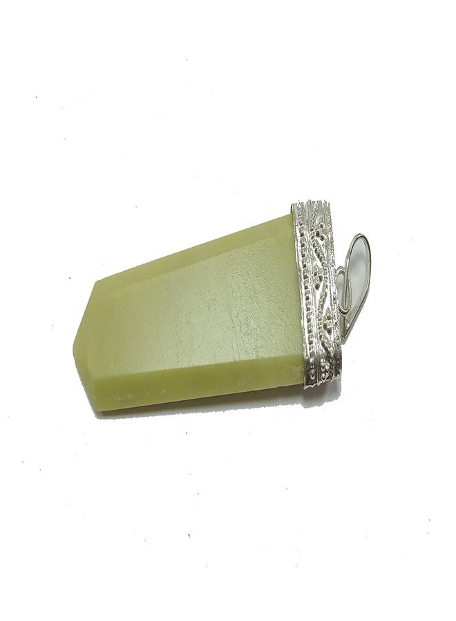 CA AGATE serpentine Flat Point Pendant Necklace Healing Crystal Gemstone Jewelry - Image 3