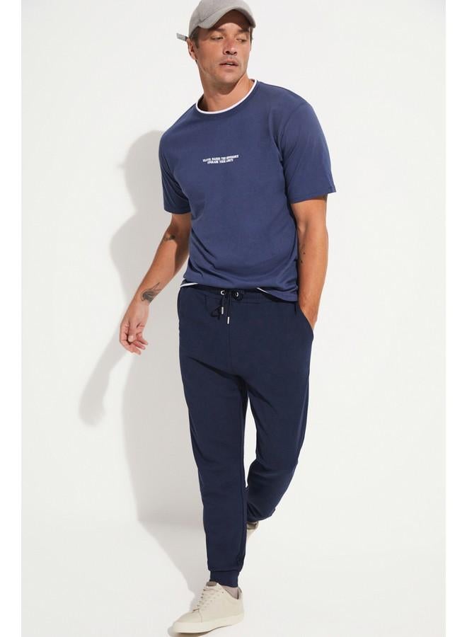 JUNE Men Regular Fit Sweatpant Navy - Image 2