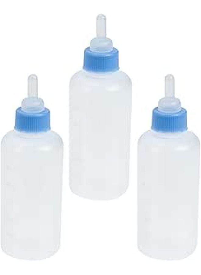 3 Pcs Cat Feeding Bottles Pet Nursing Supplies with Measurement for Kittens Puppies - Image 1