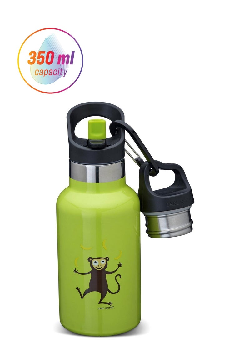 Carl Oscar Sweden Tempflask™, Kids 0.35 L - Lime - Image 1