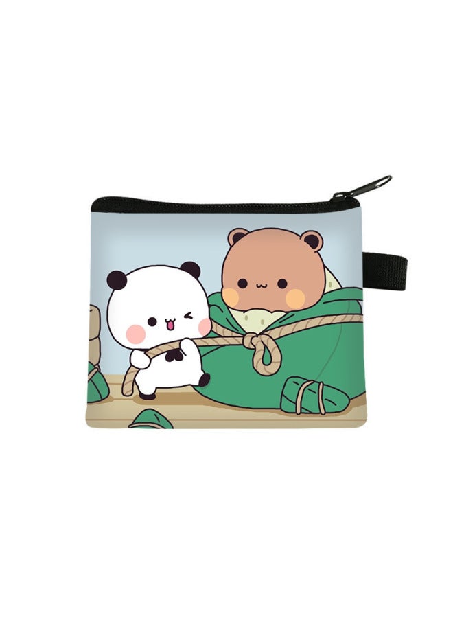 Yierbubu Children's Coin Purse Mini Cartoon Storage Pouch Student Large Capacity Short Cute Bag