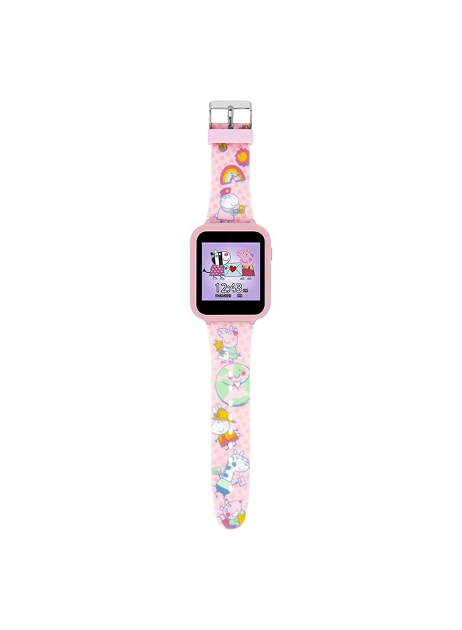Disney Peppa P Girls Smart Watch Pink Silicone Strap, PPG4086 - 41 Millimeter - Image 3