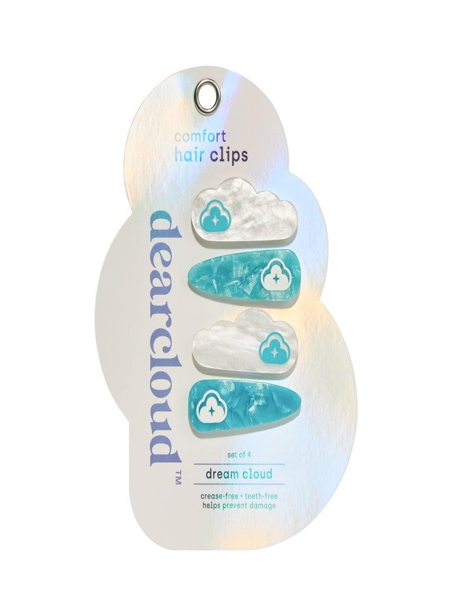 dearcloud Crease-Free Hair Clips - Set of 4 - No Crease, No Damage Hair Styling Clips (Dream Cloud) - Image 1