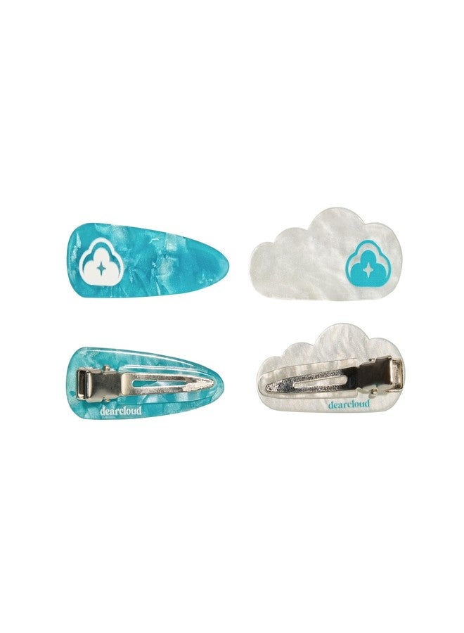 dearcloud Crease-Free Hair Clips - Set of 4 - No Crease, No Damage Hair Styling Clips (Dream Cloud) - Image 2