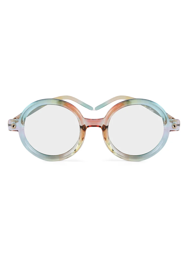 ووجلز نظارة شمسية دائرية متعددة بتصميم دوامي | حماية كاملة من الأشعة فوق البنفسجية | للرجال والنساء