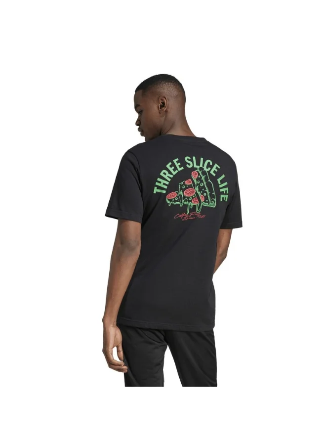 Adidas adidas M L PIZZA TEE Black Training T-SHIRTS for Men - XS