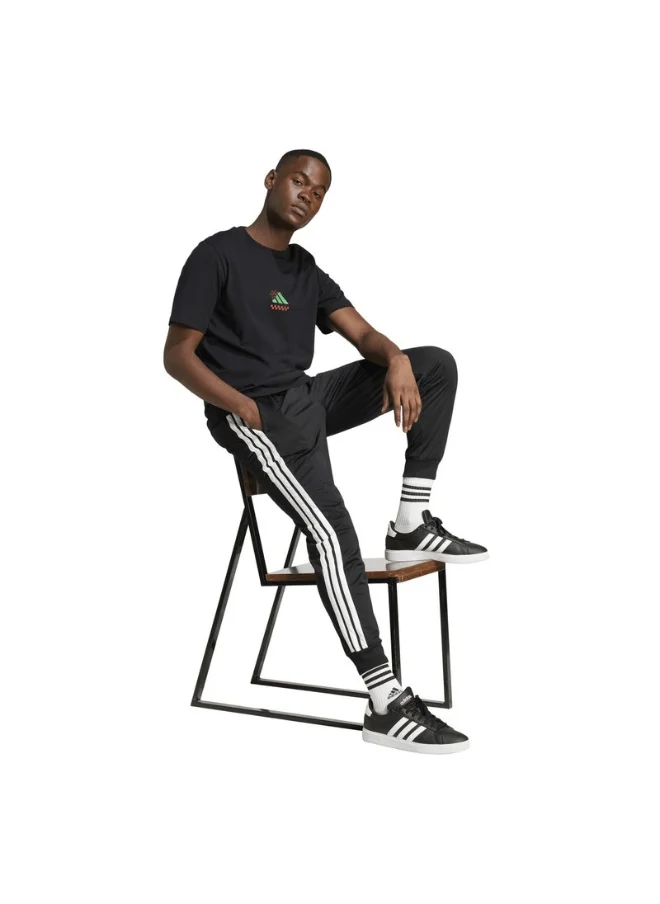 Adidas adidas M L PIZZA TEE Black Training T-SHIRTS for Men - XS