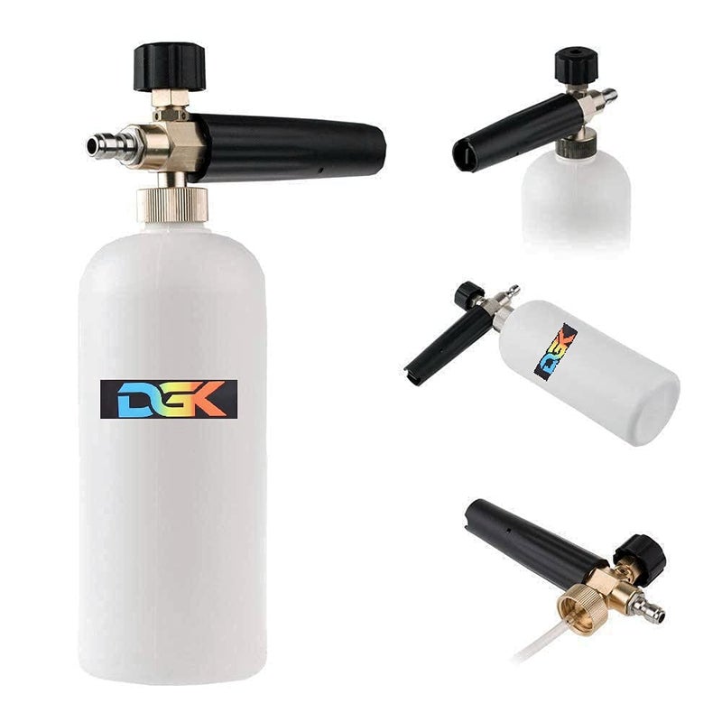 DGK HighPressure Quick Release Snow Foam Blaster Spray Gun Adjustable Kit for Car Washing - Image 1