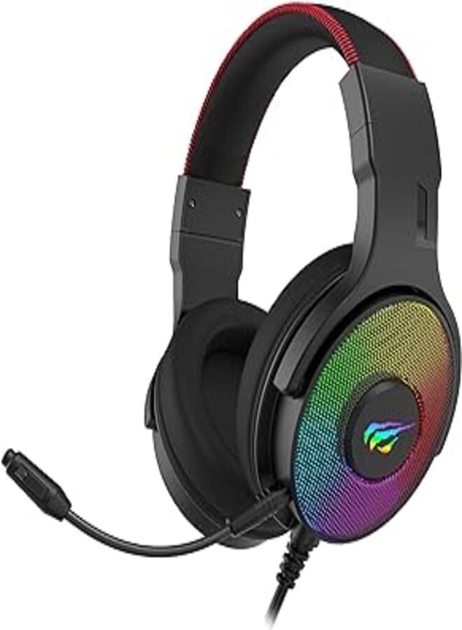 Havit h2028u wired over-ear headphones with mic for ps4/ps5/xone/xseries/nswitch/pc black Headset