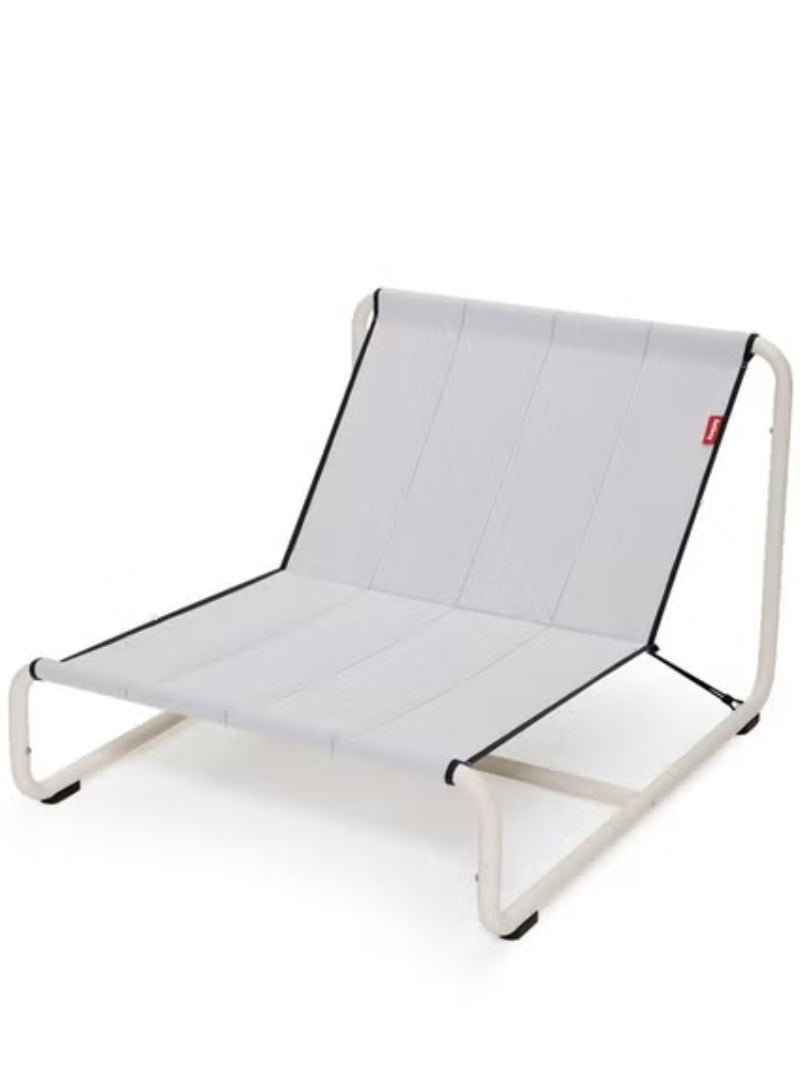 Fatboy كرسي Beanbase من Fatboy | إطار تصميم ذكي | إطار فولاذي مطلي بالمسحوق | مصمم للاستخدام الداخلي | مستقر وسهل الحركة | 103.5 × 83.5 × 64 سم - كريمة مخفوقة - Image 1