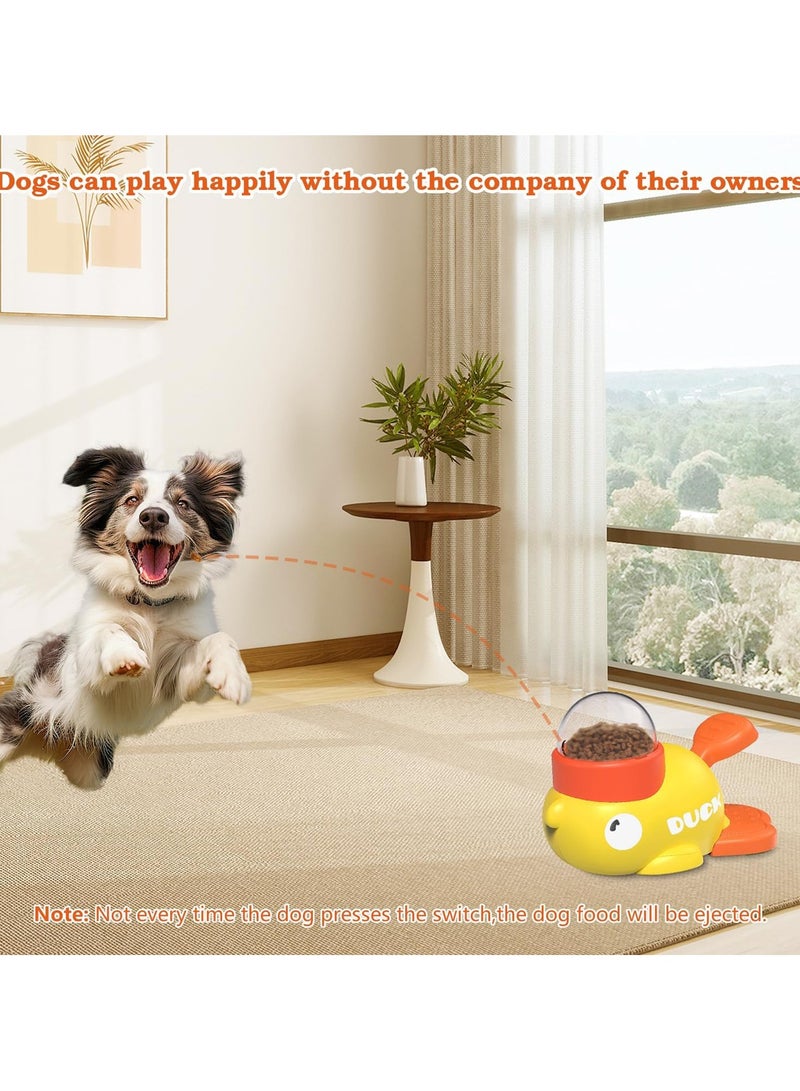 ACYYH 2 in 1 Dog Interactive Slow Feeder  Puzzle Toy, Upgrade Duck Shaped Treat Dispenser for Small   Medium Dogs, Interactive Food Feeder Bounce Duck Shape for Healthy Eating  IQ Traini - Image 3