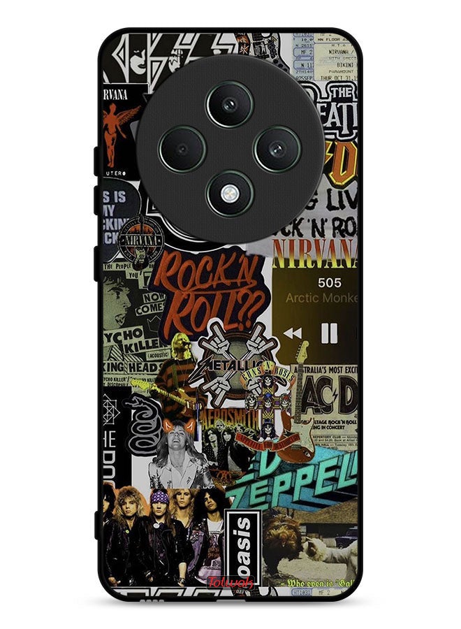 Tolwak Oppo Reno12 F 5G Protective Case Cover Long Live Rock N Roll  - Image 1