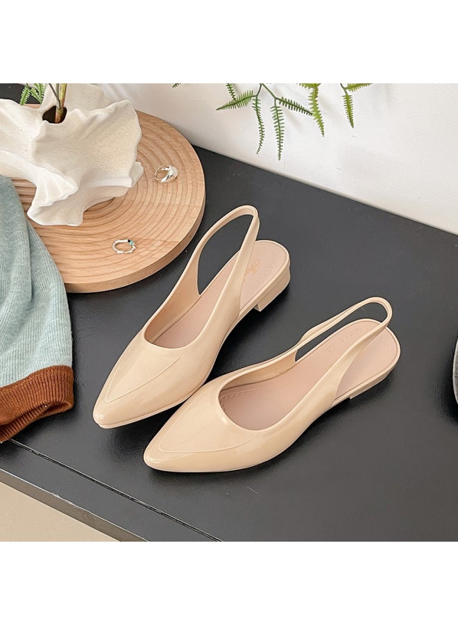 Crystal Sandals For Women, New Summer Fashion, Versatile Internet Celebrity, Non-slip Home Wedges, Toe-toe Pumps