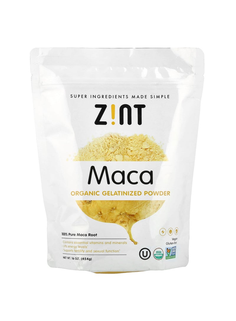 Organic Gelatinized Maca Powder, 16 oz (454 g)
