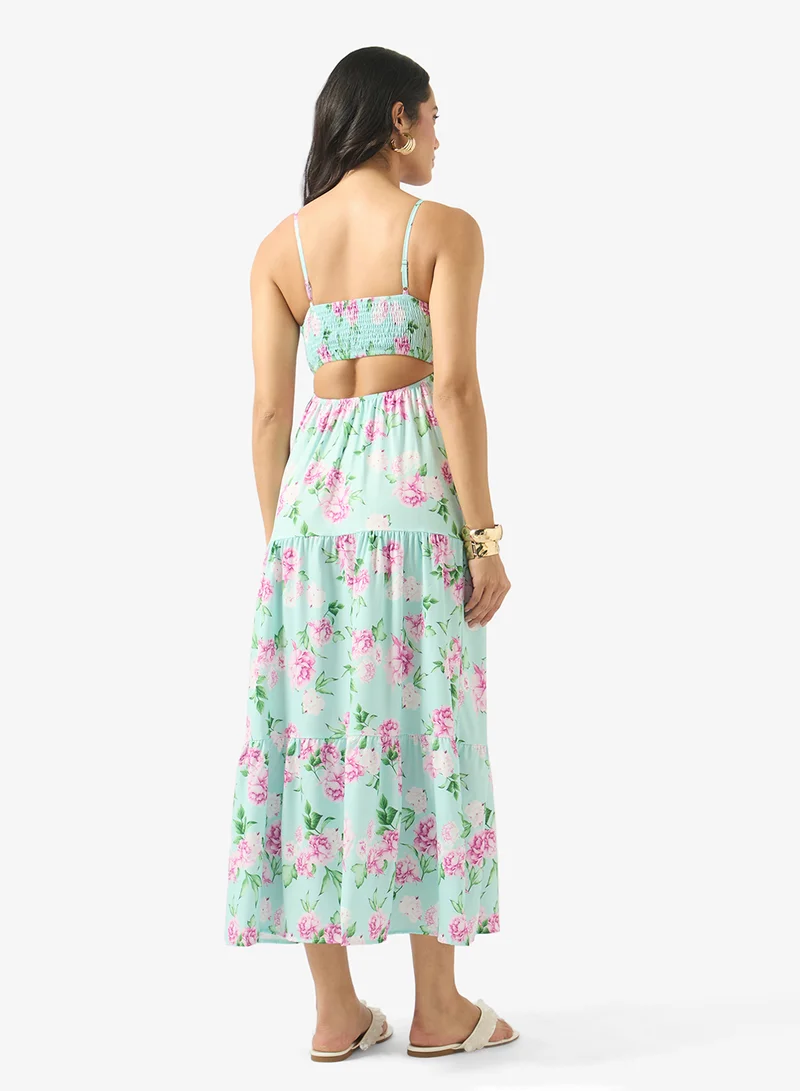 Soleira Floral Print Dress