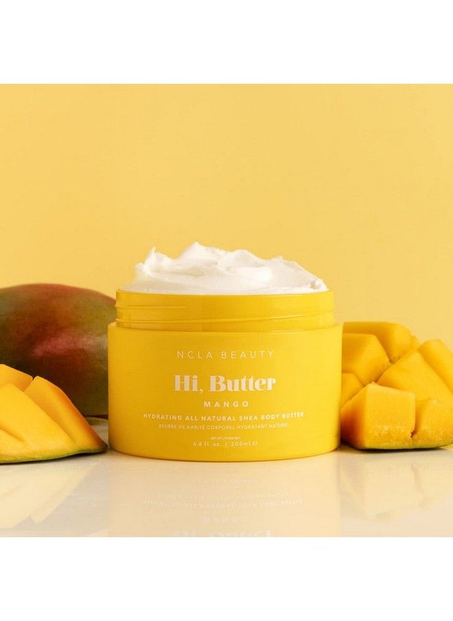 NCLA BEAUTY - Ncla Hi Butter Natural Shea Body Butter | Vegan Crueltyfree Clean Skincare (Mango 6.8 Oz | 200 Ml) - Image 1