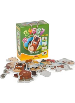 Apexma Educational Colorful Farm Animal Puzzle - Fun Animal Identification Farm Puzzle - Farm Puzzle That Develops Manual Skills 