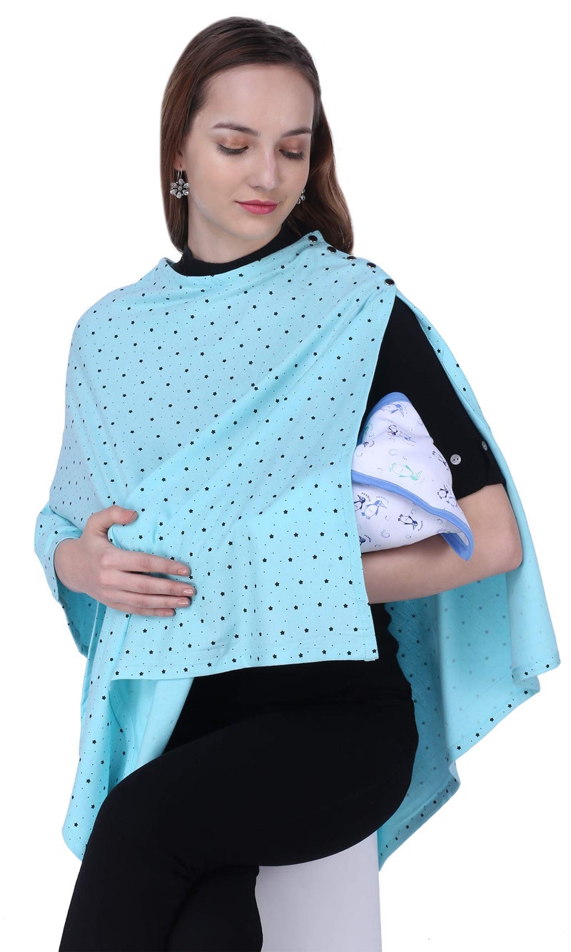 Warhammer Multi Use Breastfeeding Cover for Mother and Nursing Cover for Breastfeeding Mother (Stars) - Image 1