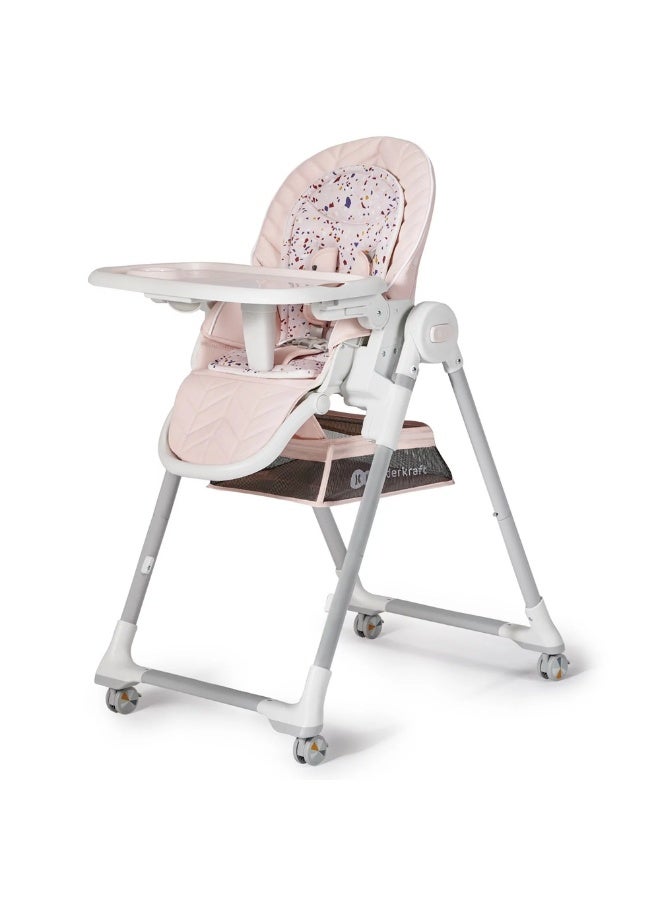 كيندركرافت كرسي عالي للأطفال متعدد الأستخدامات و المهام مع العاب وردي - 17167 - Image 2