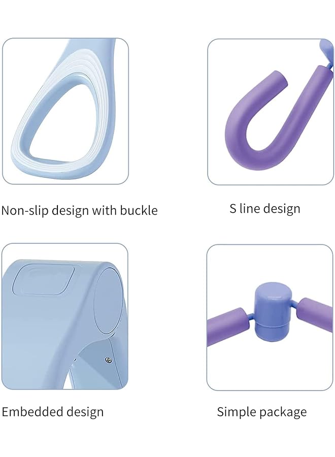 X spring Thigh Master Hip Trainer Pelvic Floor Trainer Thigh Workout Equipment Trimmer Inner Thigh Arm Leg Exerciser For Home Gym Workouts Yoga Sport Slimming Training - Image 4