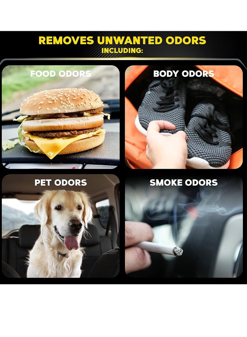 X Pro 99 X-PRO 99 Whole Car Air Refresher Odor Eliminator Spray 200ML, Car AC Cleaner Fresh Lemon Scent, Interior Deodorizer Fogger for Smoke Food Pet Sweat Smell Removal, Auto Air Vent Cleaner Spray for Car Cabin Freshness - Image 4