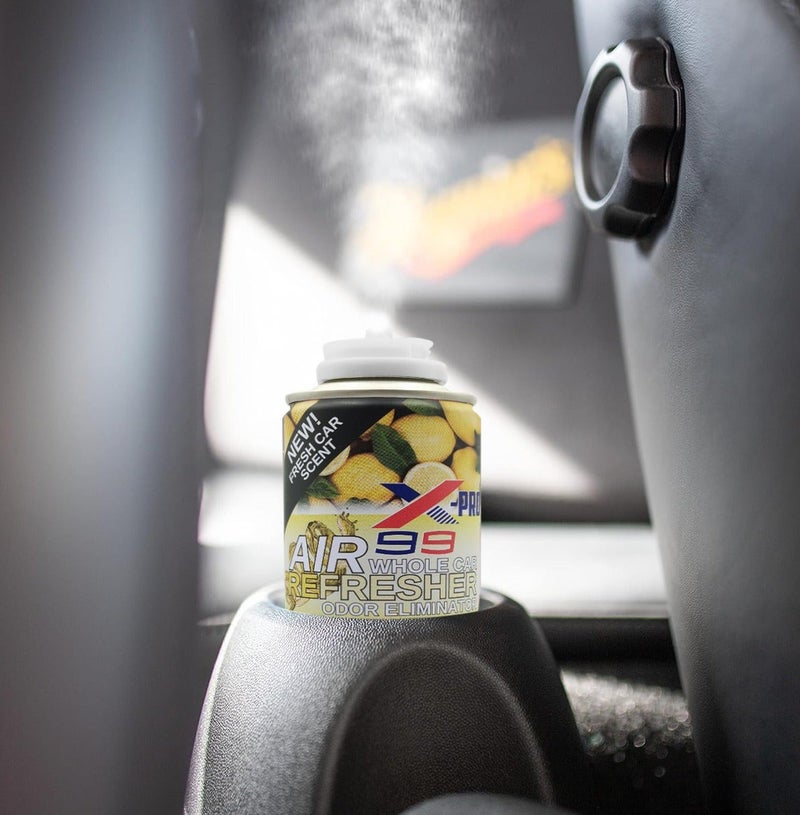X Pro 99 X-PRO 99 Whole Car Air Refresher Odor Eliminator Spray 200ML, Car AC Cleaner Fresh Lemon Scent, Interior Deodorizer Fogger for Smoke Food Pet Sweat Smell Removal, Auto Air Vent Cleaner Spray for Car Cabin Freshness - Image 2