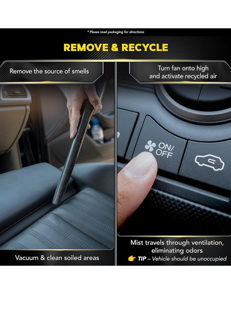 X Pro 99 X-PRO 99 Whole Car Air Refresher Odor Eliminator Spray 200ML, Car AC Cleaner Fresh Lemon Scent, Interior Deodorizer Fogger for Smoke Food Pet Sweat Smell Removal, Auto Air Vent Cleaner Spray for Car Cabin Freshness - Image 5