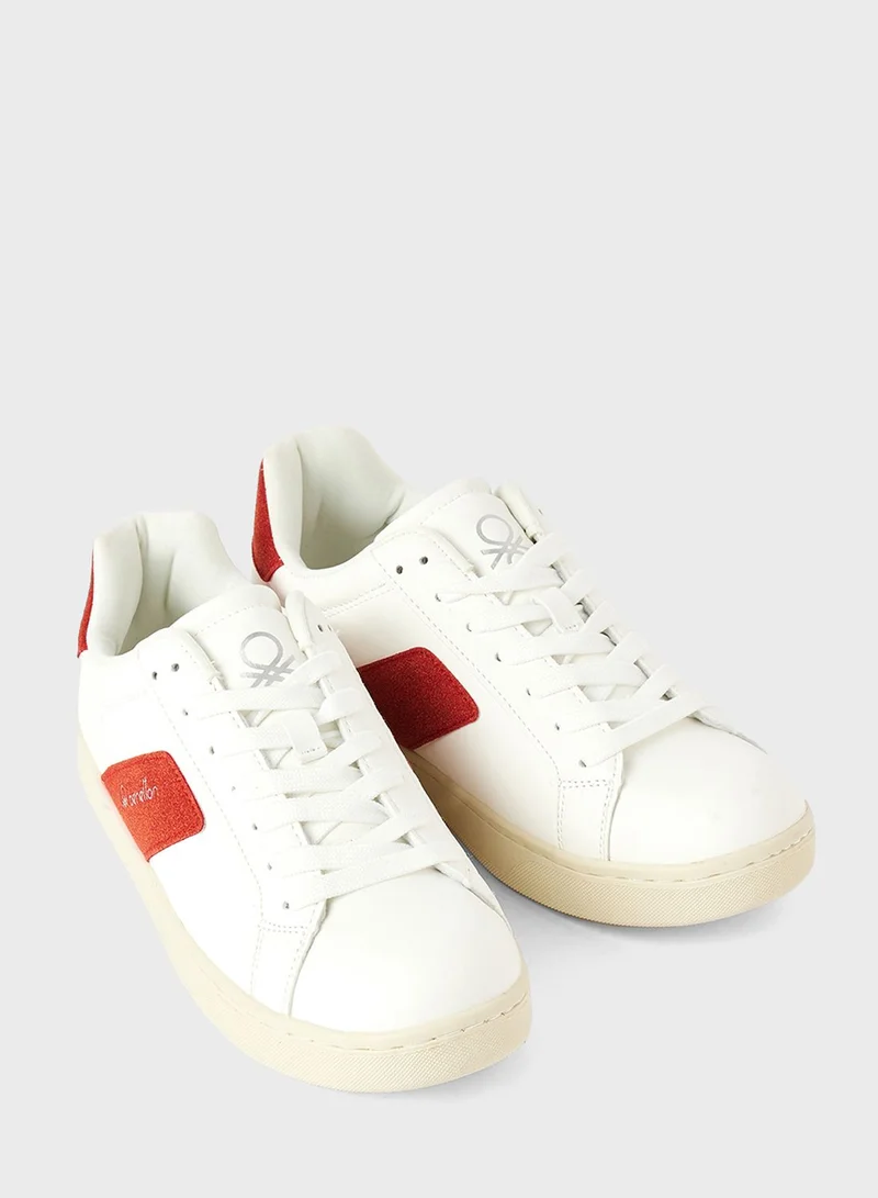 UNITED COLORS OF BENETTON Shimmer Overlay Sneakers