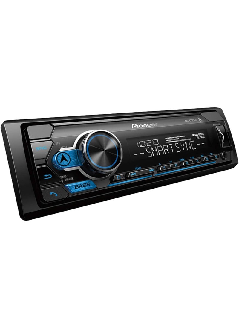 Pioneer Pioneer MVHS310BT Single Din BuiltIn Bluetooth MIXTRAX USB Auxiliary Pandora Spotify iPhone Android and Smart Sync App Compatibility Car Digital Media Receiver  - Image 1