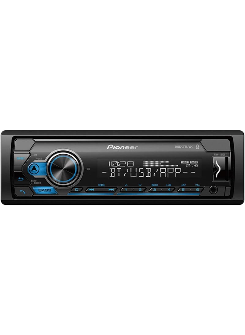 Pioneer Pioneer MVHS310BT Single Din BuiltIn Bluetooth MIXTRAX USB Auxiliary Pandora Spotify iPhone Android and Smart Sync App Compatibility Car Digital Media Receiver  - Image 2