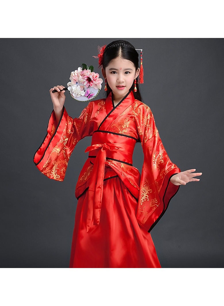 general Traditional Girl's Ancient Hanfu Costume - Elegant Princess Performance Dress for Stage, Cosplay & Cultural Events - Image 2