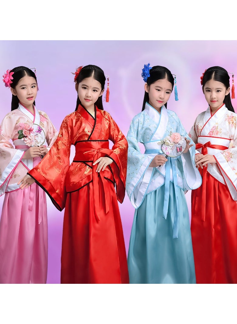 general Traditional Girl's Ancient Hanfu Costume - Elegant Princess Performance Dress for Stage, Cosplay & Cultural Events - Image 3