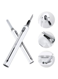 3 in 1 Multipurpose Cleaning Pen For Airpods with 0.5mm Ultra-fine Metal Nib, Cleaning Kit Tool for Wireless Bluetooth Earphone,Mobile Phone