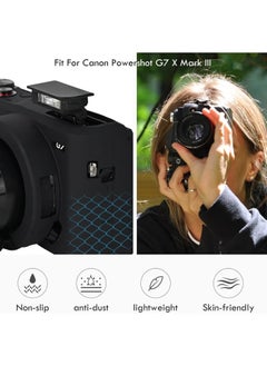 General The camera case for the Canon Powershot G7 X Mark III comes with a 2 piece set of screen protectors and the full protection soft G7X III silicone case  - Image 3