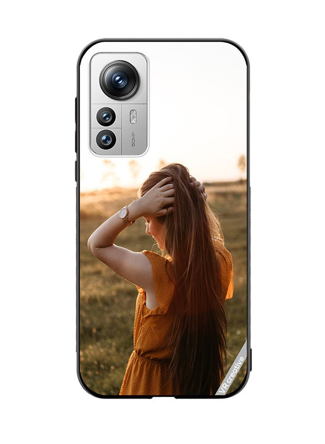 VR CREATIVE Protective Case Cover For Xiaomi 12 Pro Sunset Girl Design Multicolour - Image 1