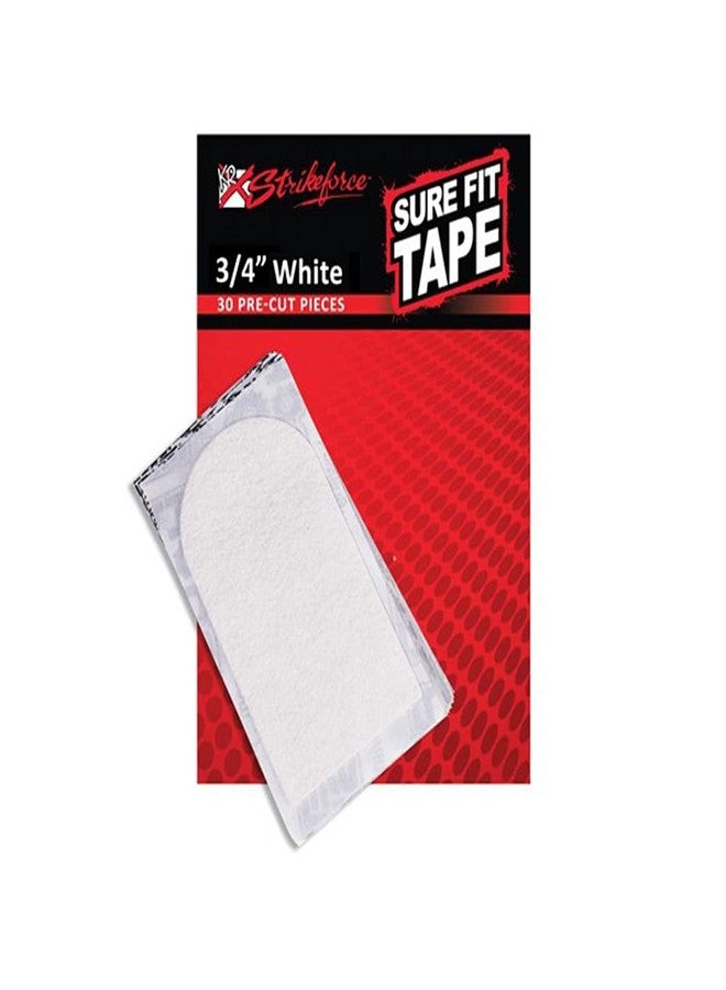 KR Strikeforce Premium Sure Fit Tape White Pack of 30-3/4 Inch