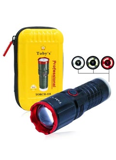 Toby's Toby's New Super Bright Flashlight Retractable Zoomable Flashlight with 4 modes( Torch-110)  - Image 1