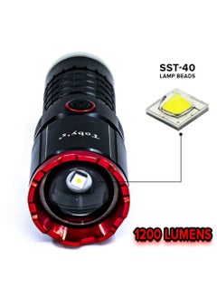 Toby's Toby's New Super Bright Flashlight Retractable Zoomable Flashlight with 4 modes( Torch-110)  - Image 3