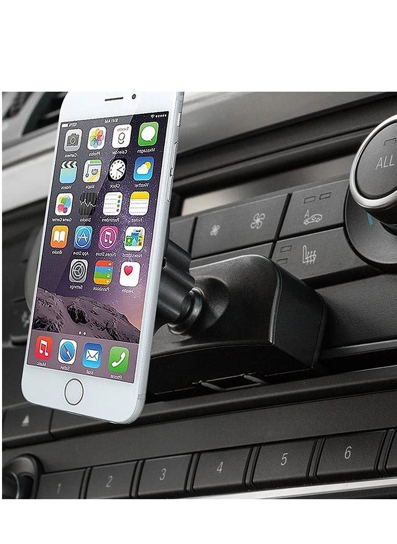 Generic - Universal Magnetic Cellphone Car Holder Air Vent Outlet CD Slot Mount Clip for Mobile Phone Holder ABS Mount Stand Support Accessories - Image 1