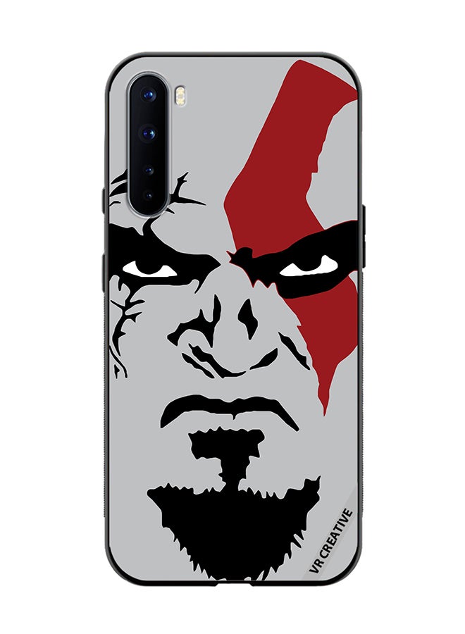VR CREATIVE Protective Case Cover For OnePlus Nord Face God Of War Design Multicolour - Image 1