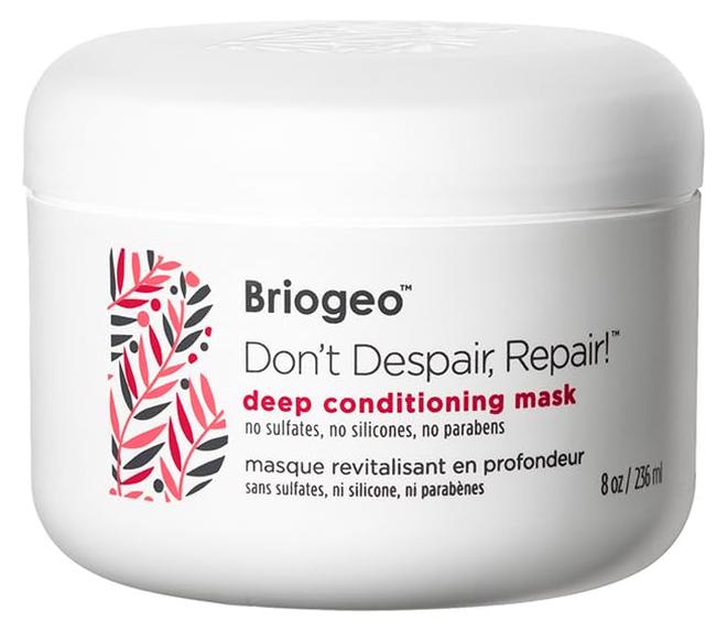 Briogeo Don't Despair, Repair! Deep Conditioning Mask, Deep Conditioner for Dry Damaged or Color Treated Hair, Prevent Future Breakage, Protein Mask for Stronger Hair, Vegan, Cruelty-Free, 8 fl oz - Image 1