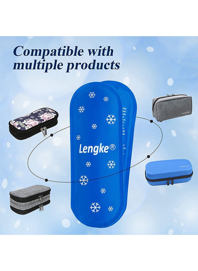 Leng Ke 4pcs Reusable Cooler Ice Packs Suitable for Portable Diabetic Insulin Cooler Travel Case Insulin Cooling Storage Bag - Image 4