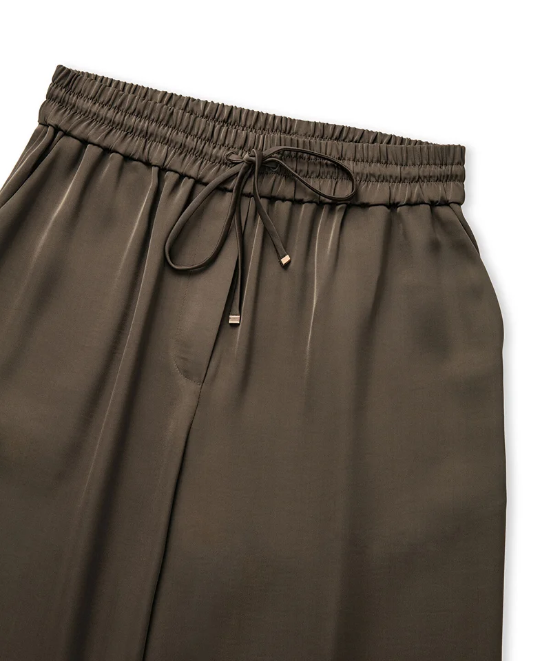 Ipekyol  Elastic Waist Wide Leg Trousers for Women | Best Price UAE