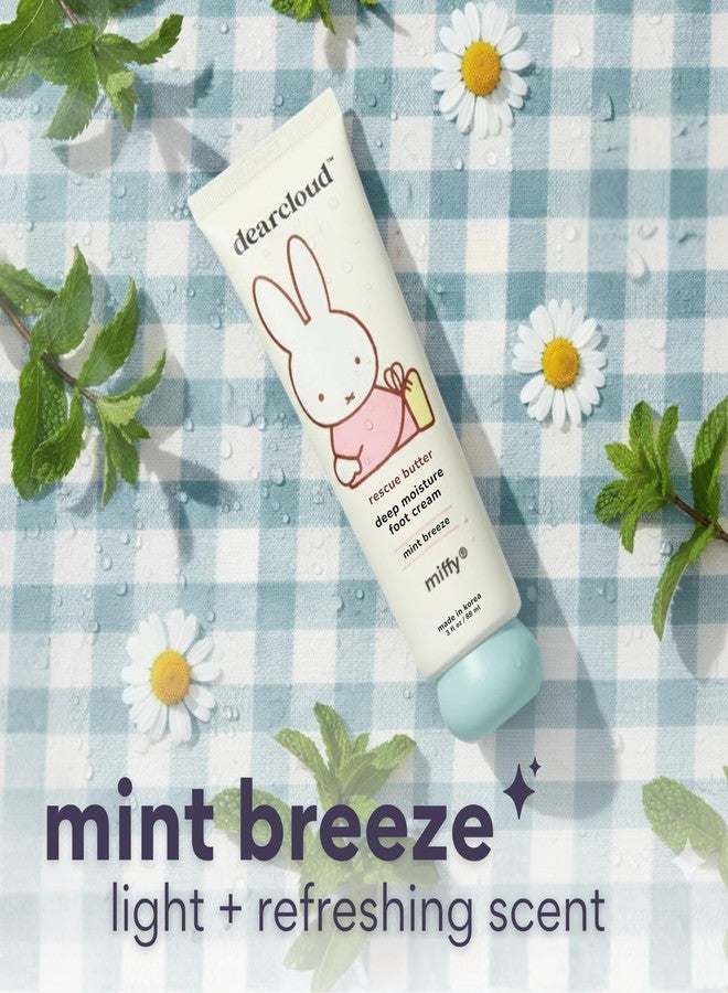 dearcloud Miffy Rescue Butter Foot Cream - Shea Butter & Urea (Mint) - Image 4